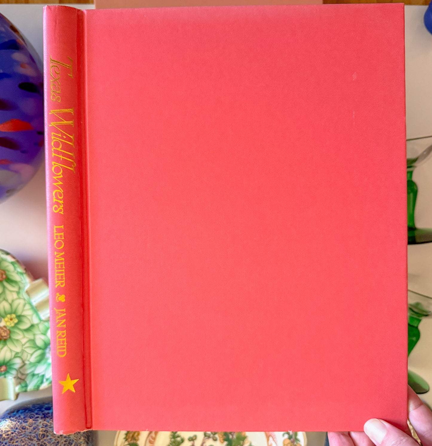 "Texas Wildflowers" Pink Coffee Table Book