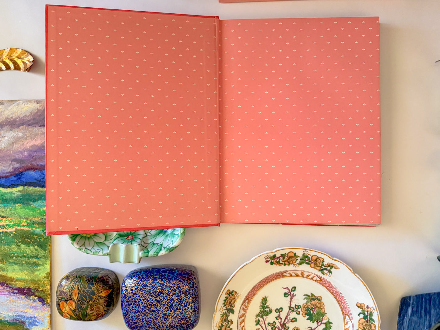 "Texas Wildflowers" Pink Coffee Table Book