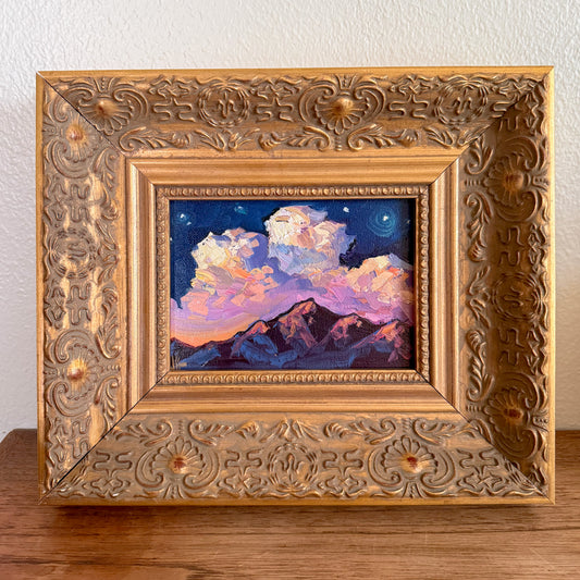 Colorful Clouds Original Impressionist Landscape Painting by William Hawkins