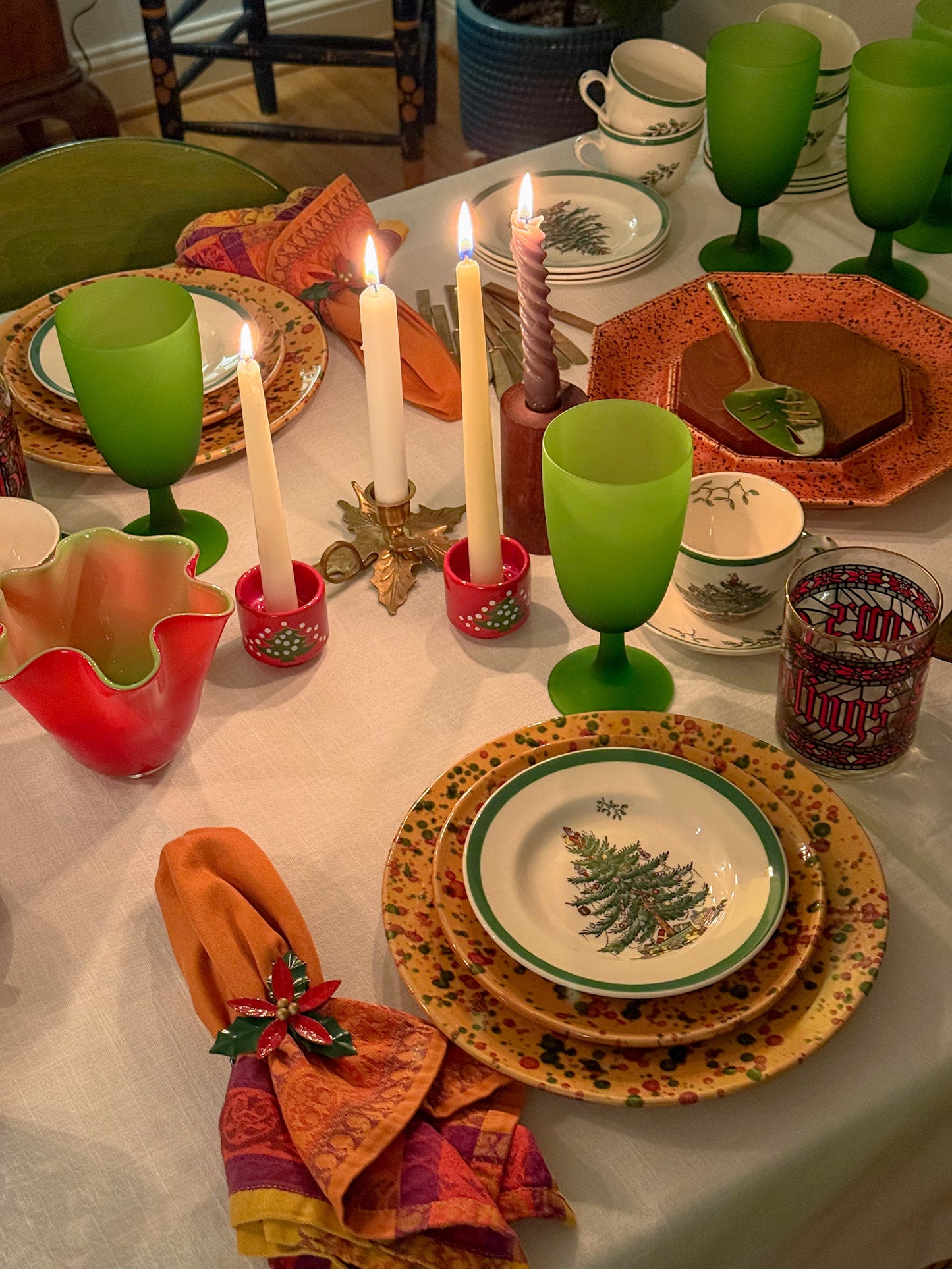 Blown Glass Fazzaletto Handkerchief Vase in the Style of Venini