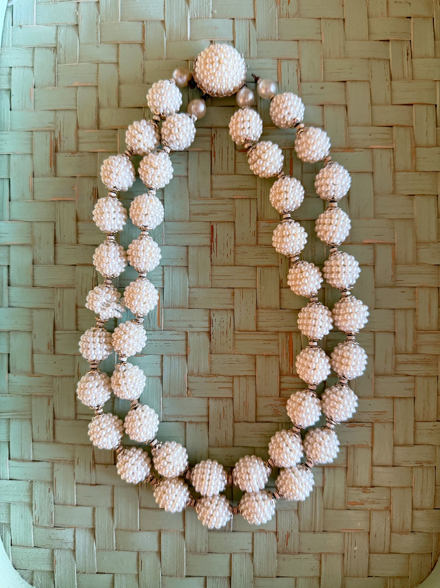 Beaded Baroque Pearl Drops