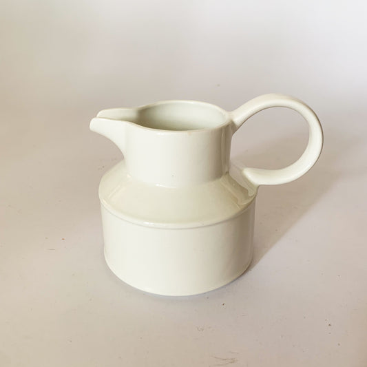 Mid Century Wedgwood "Stonehenge Midwinter" England White Creamer Pitcher