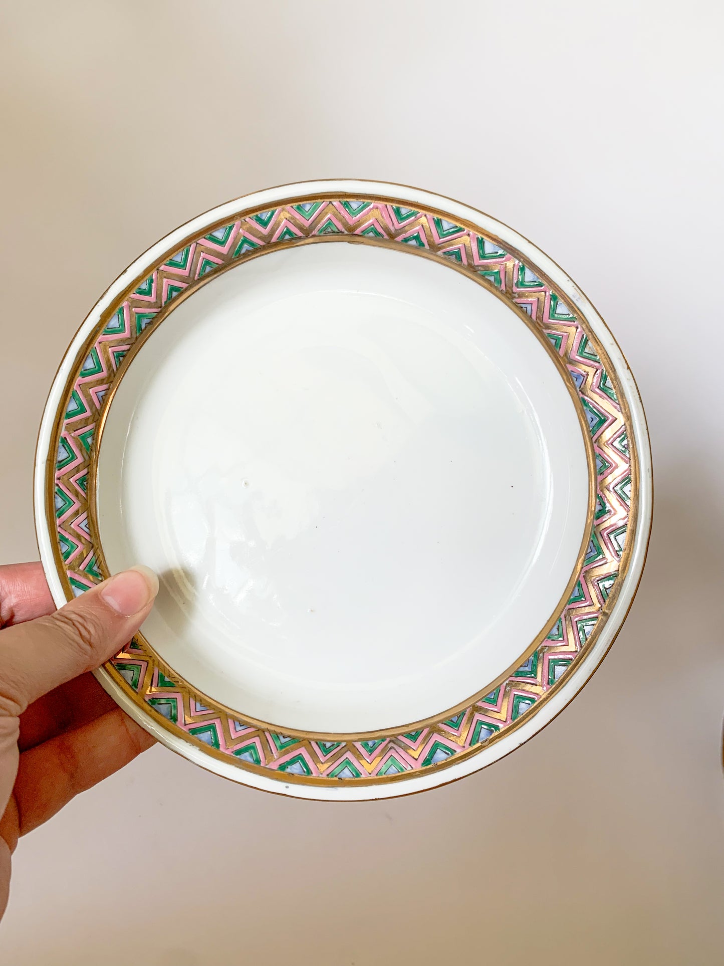 Vintage Asian Gilt Rimmed Trinket dish