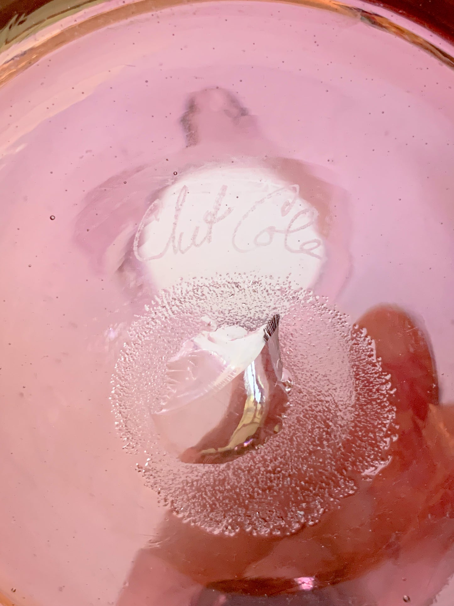 1970s Chet Cole Signed Amethyst Blown Art Glass Pitcher