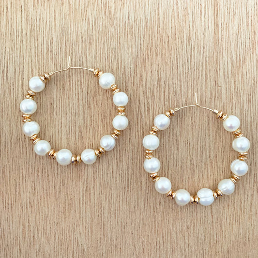 PRE-OREDER Pearly Hoops