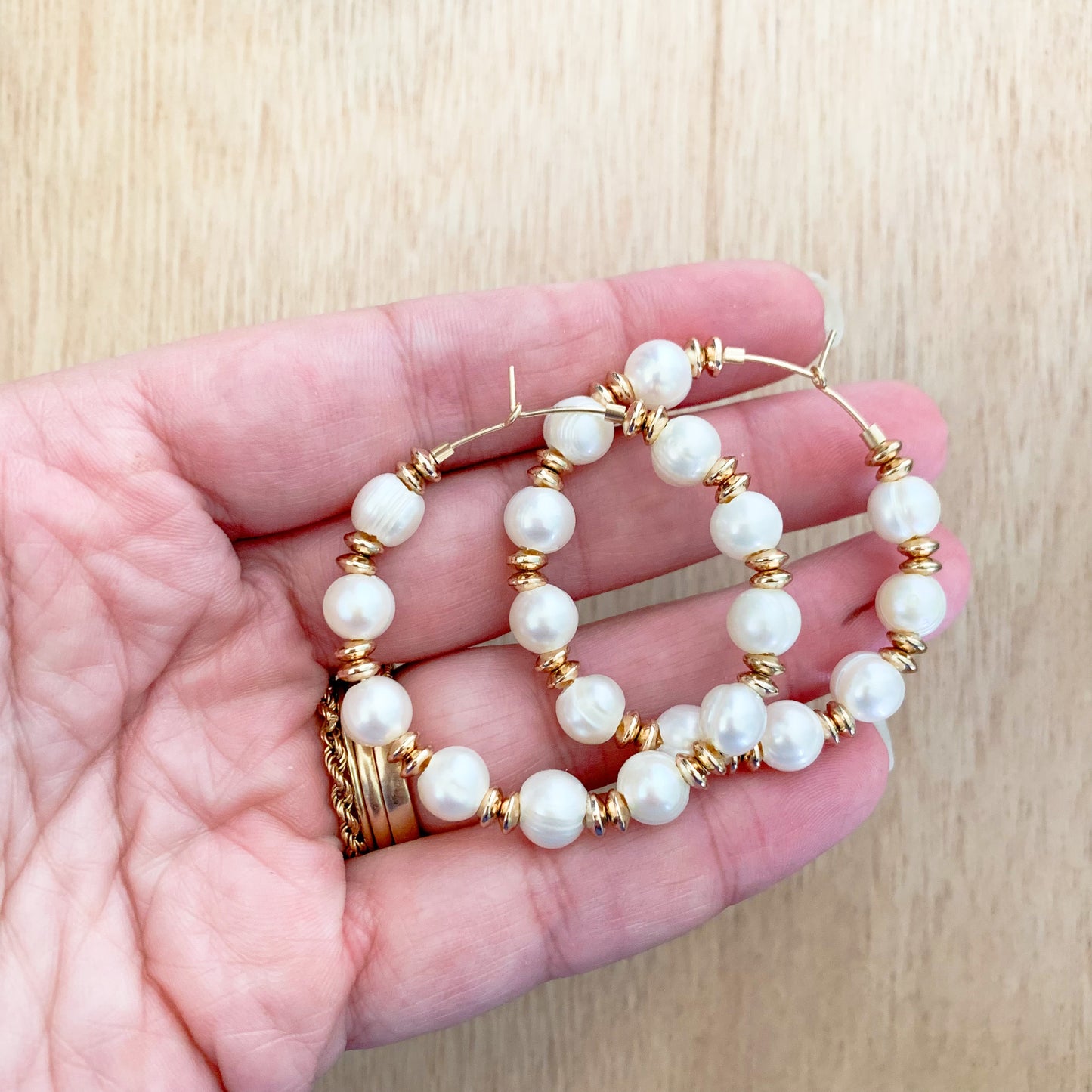 PRE-OREDER Pearly Hoops