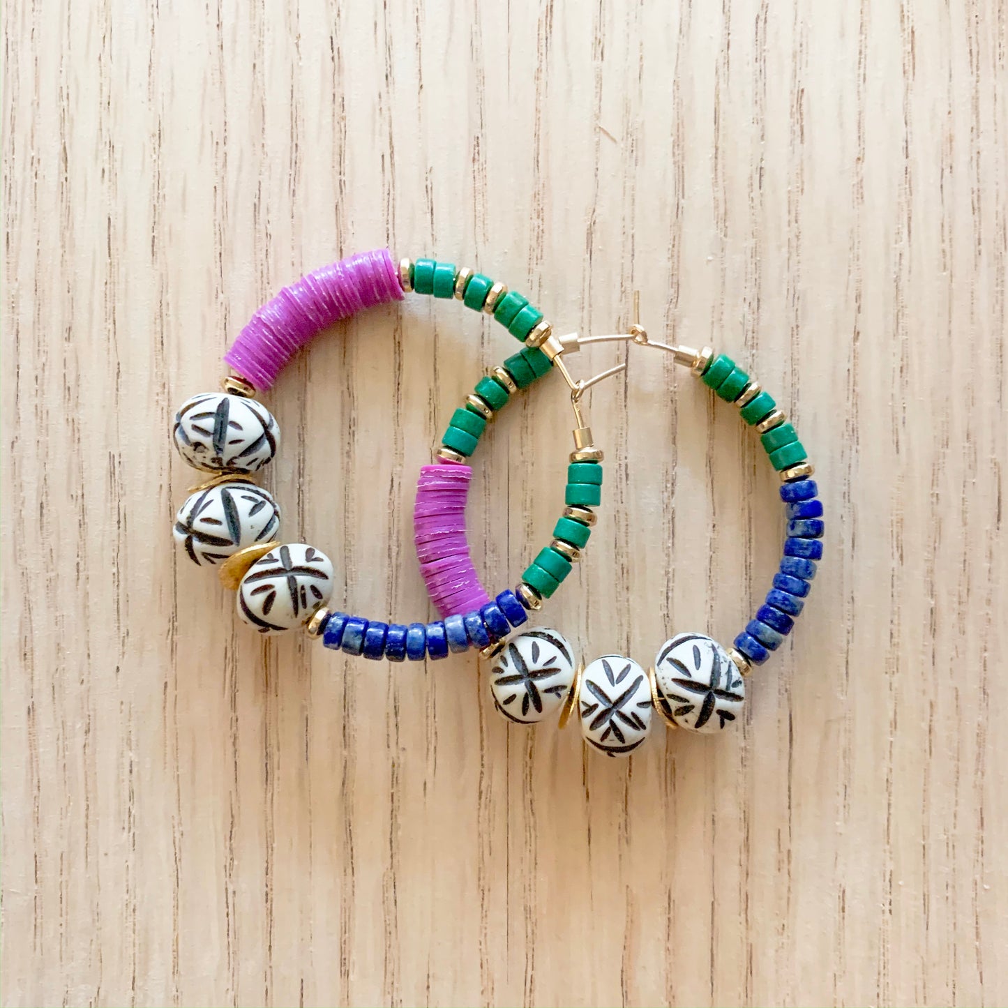 Tribal Mix Hoops