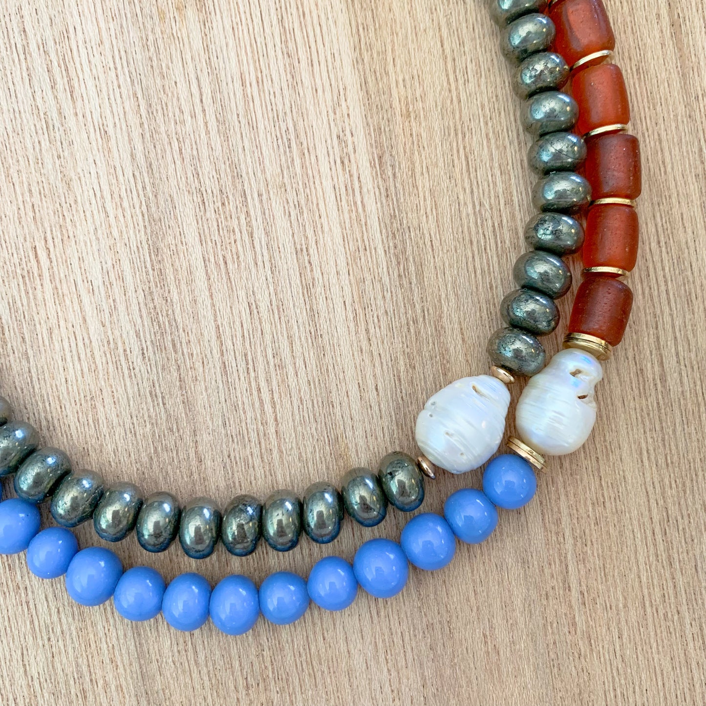 Pearlies: Periwinkle and Orange