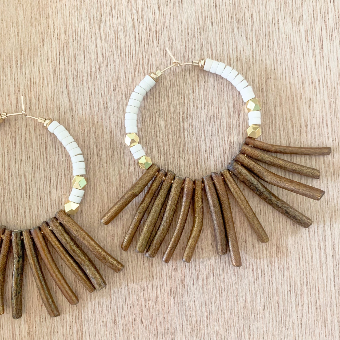 Golden Hoop Earrings