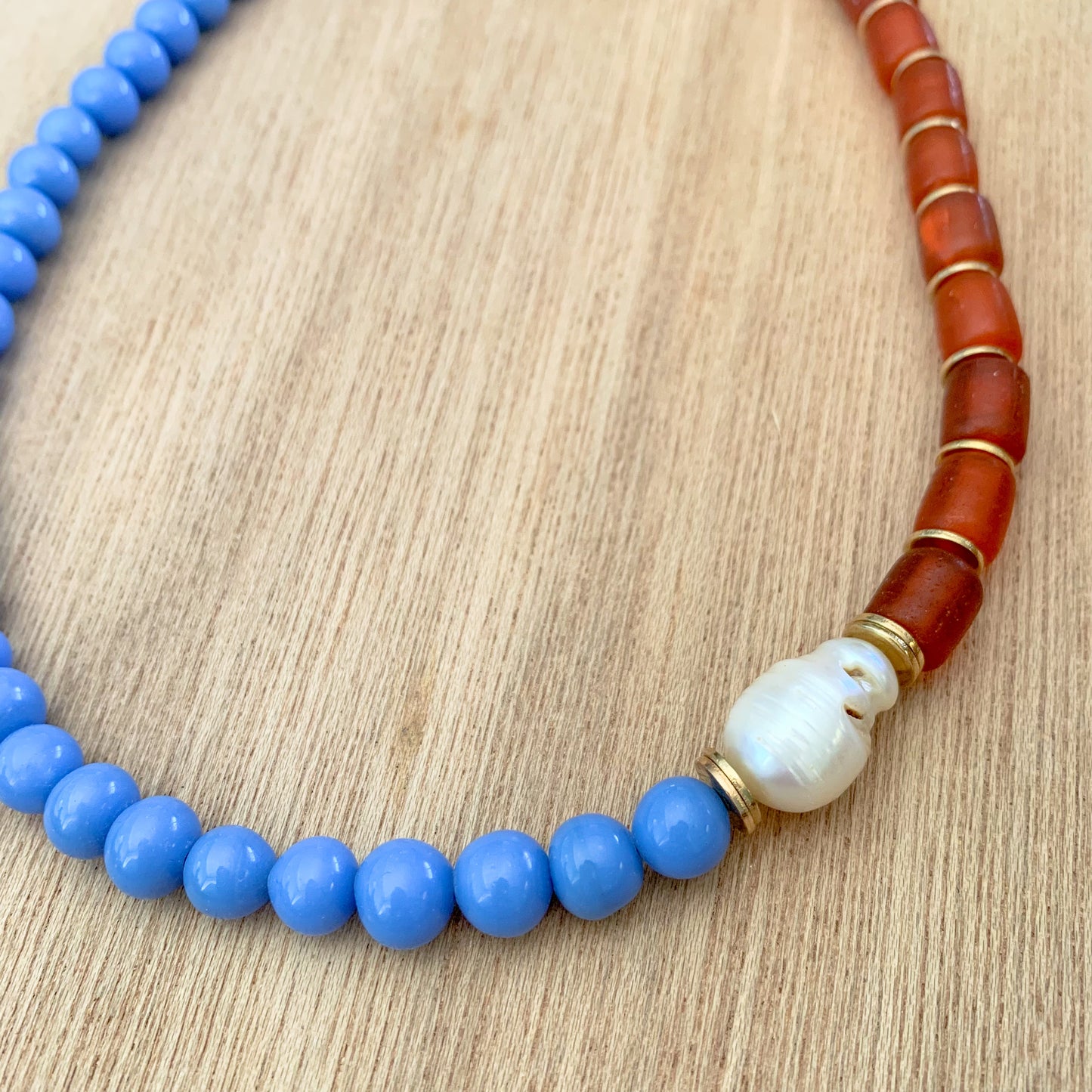 Pearlies: Periwinkle and Orange